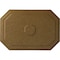 Ekena Millwork Felix Ceiling Medallion, Hand-Painted Pale Gold, 25 1/4"W x 17 1/4"H x 1 3/4"P CM25FEPAS - alternate 1